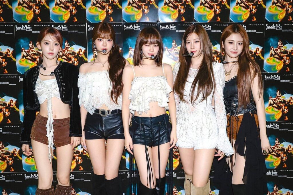 250811 le sserafim Twitter Update - في 2025 Le Sserafim Tour "Easy Crazy Hot" في Bangkok Day 2