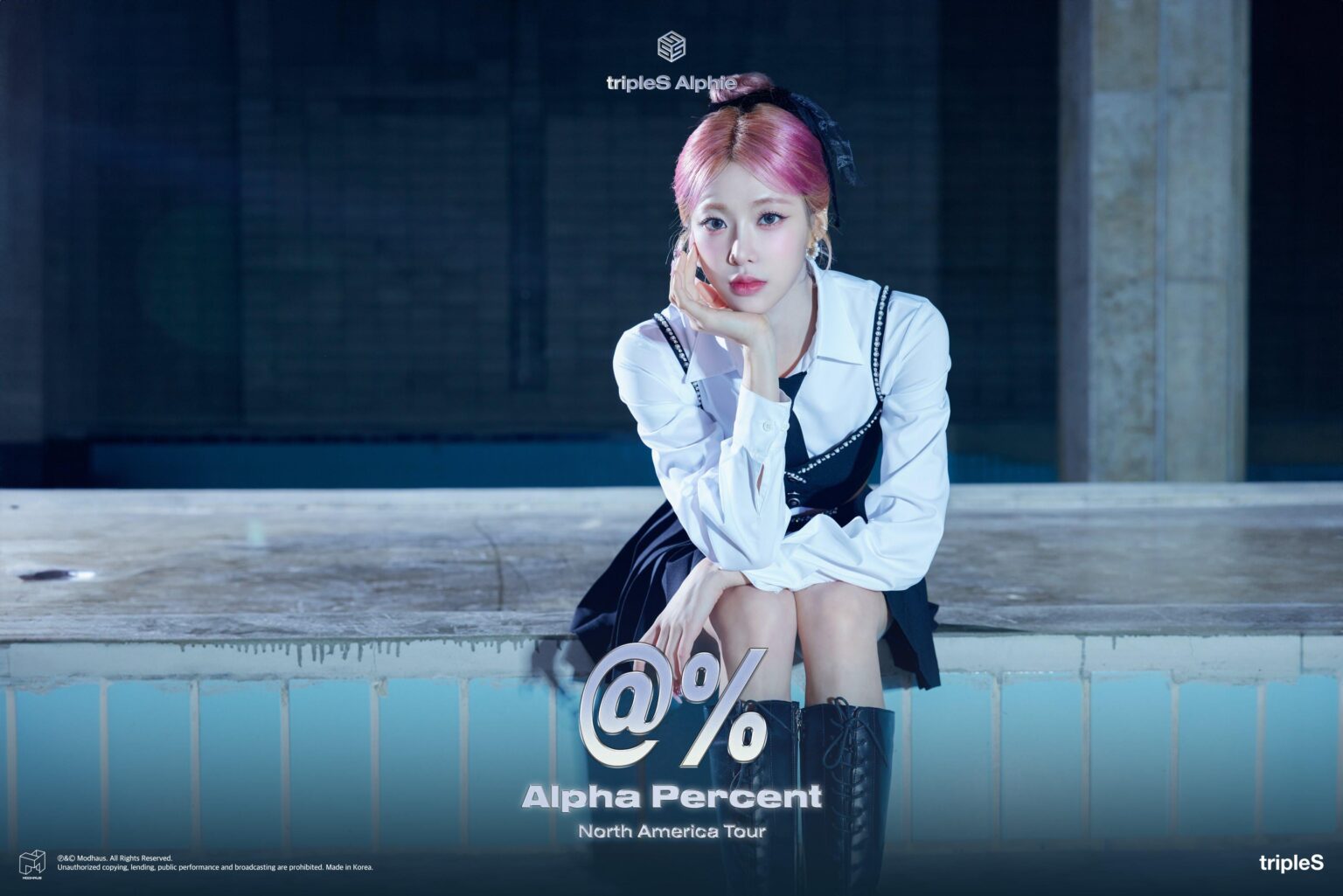 Triples - Alphie World Tour: Alpha ٪ في أمريكا الشمالية (Nien - ملصق دعابة)