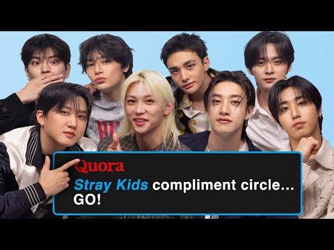 Stray Kids - Stray Kids الرد على المزيد من المعجبين عبر الإنترنت | في الواقع لنا @ GQ (250821) [ENG SUB]