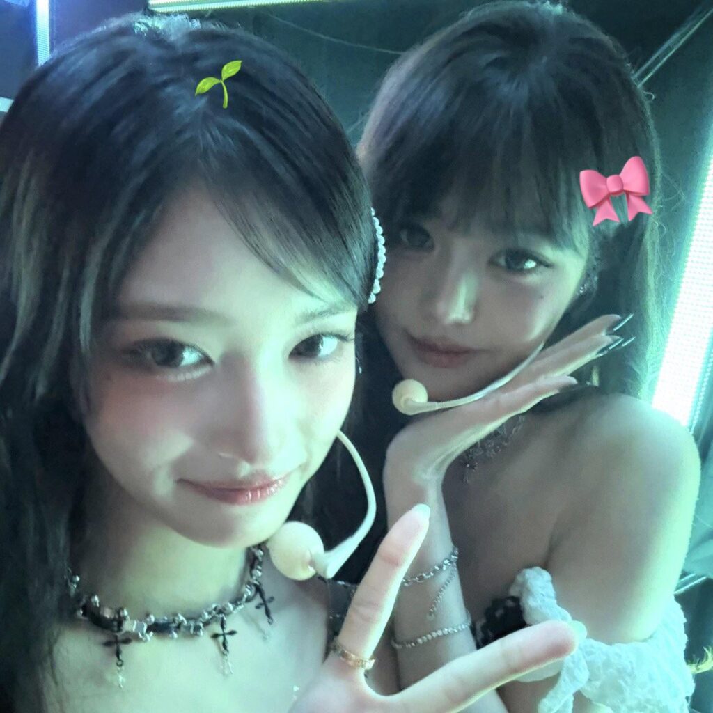 250831 Ive Twitter Update مع Leeseo - رسالة عيد ميلاد لـ Wonyoung