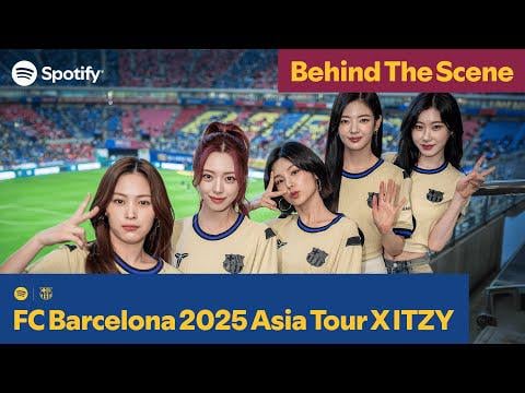 Itzy - FC Barcelona 2025 Asia Tour X Itzy (وراء الكواليس) @ Spotify Korea (250808) [ENG SUB]