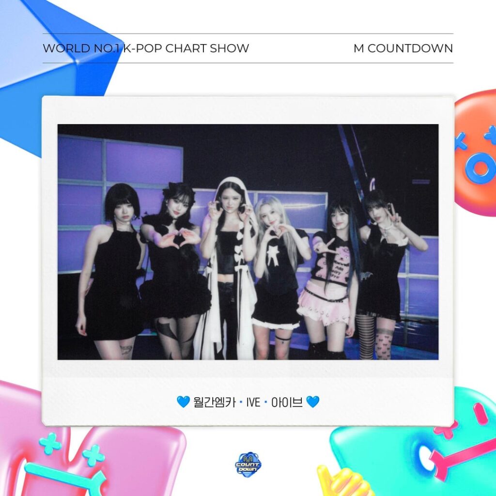 250831 MNET M Countdown Twitter تحديث مع IVE - History MCD August 2025 إصدار