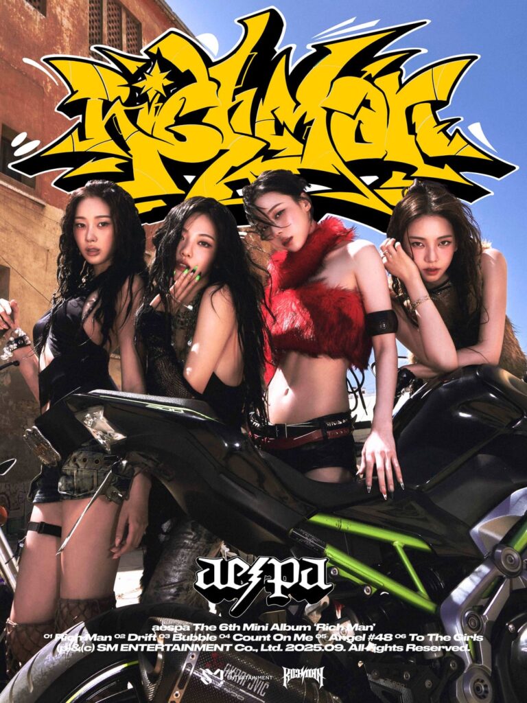AESPA - الألبوم المصغر السادس: RICH MAN (Group Concept Photos - Burst Ver.)