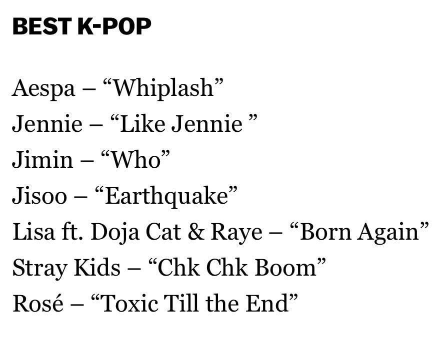 تم ترشيح 250805 "Whiplash" من AESPA في فئة "Best K-Pop" في MTV 2025 VMAs