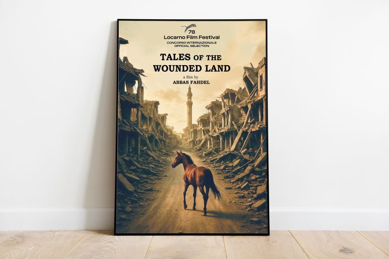 بوستر حكايات الأرض الجريحة