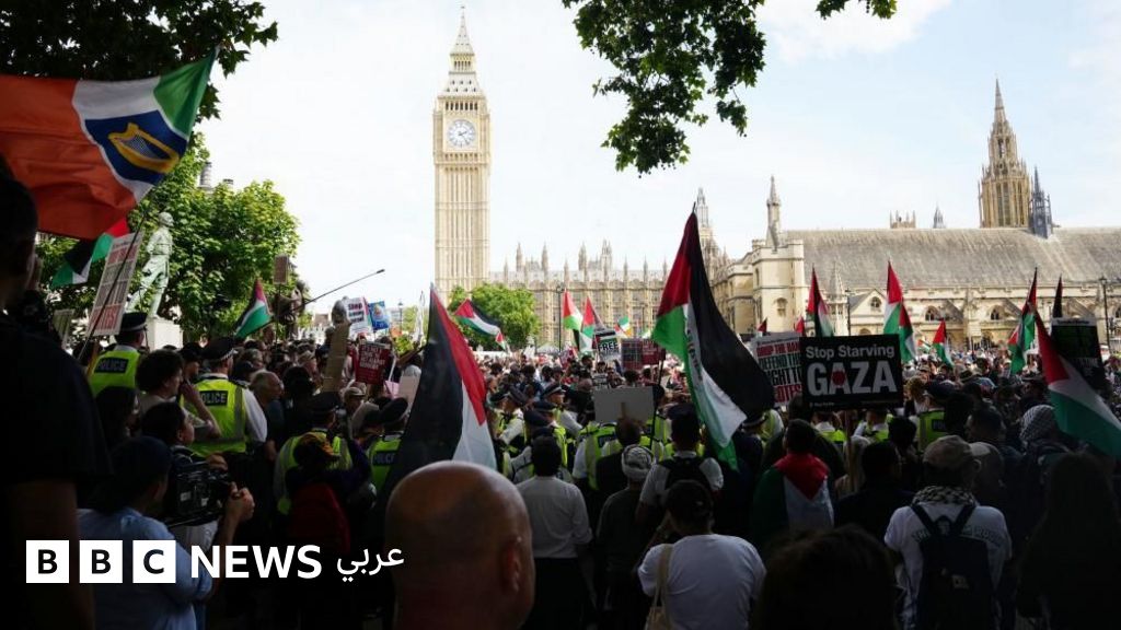 حرب غزة: الشرطة البريطانية توقف أكثر من 890 شخصاً خلال مسيرة رافضة لحظر حركة "فلسطين أكشن"