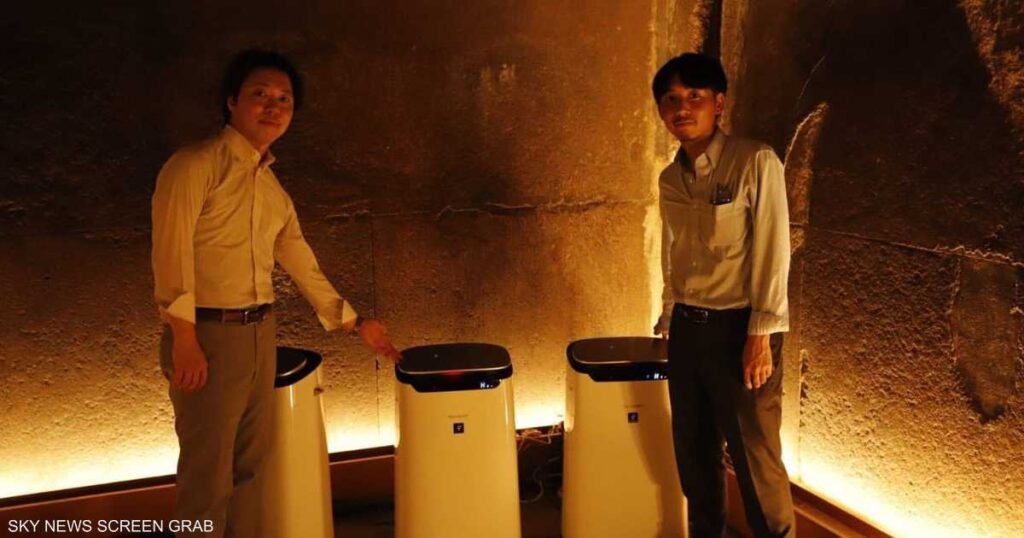 أجهزة لـ"تقنية الهواء" داخل هرم خوفو.. ما الأسباب؟