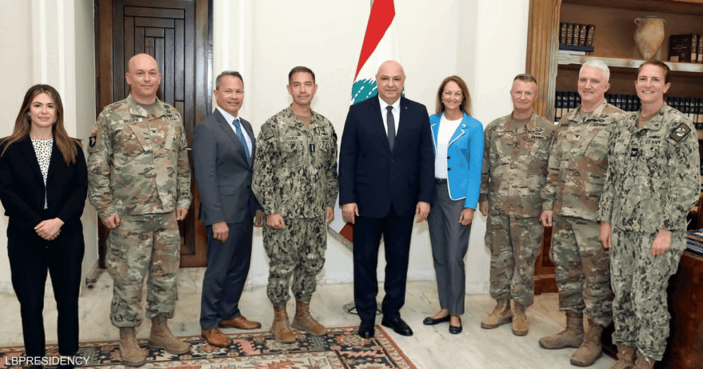 رئيس لبنان يدعو أميركا للضغط على إسرائيل للانسحاب من الجنوب