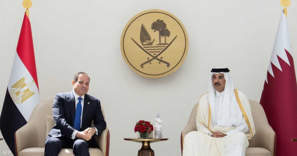 بعد هجوم الدوحة.. أمير قطر يتلقى رسالة من السيسي