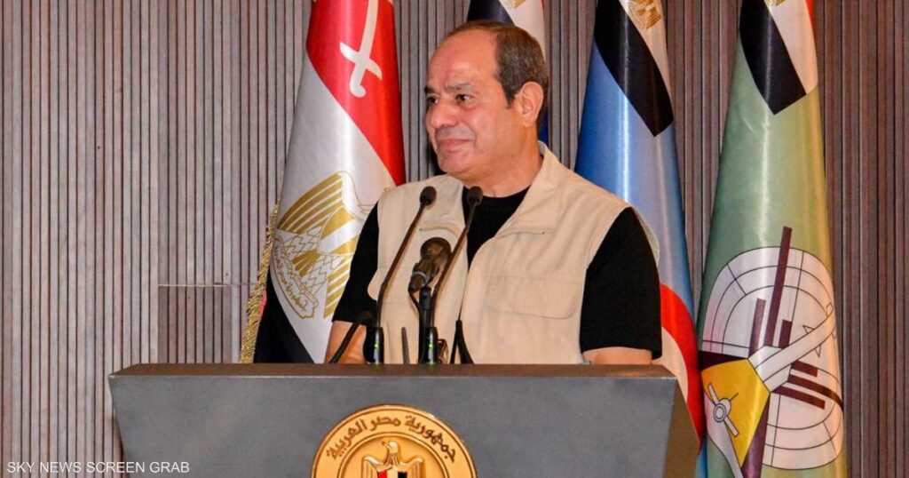 السيسي: لن أراهن بحياة المصريين لإدخال المساعدات إلى غزة