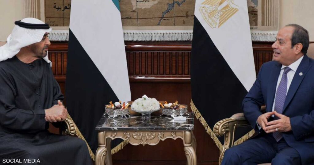 محمد بن زايد والسيسي يرحبان بمبادرة ترامب لوقف حرب غزة