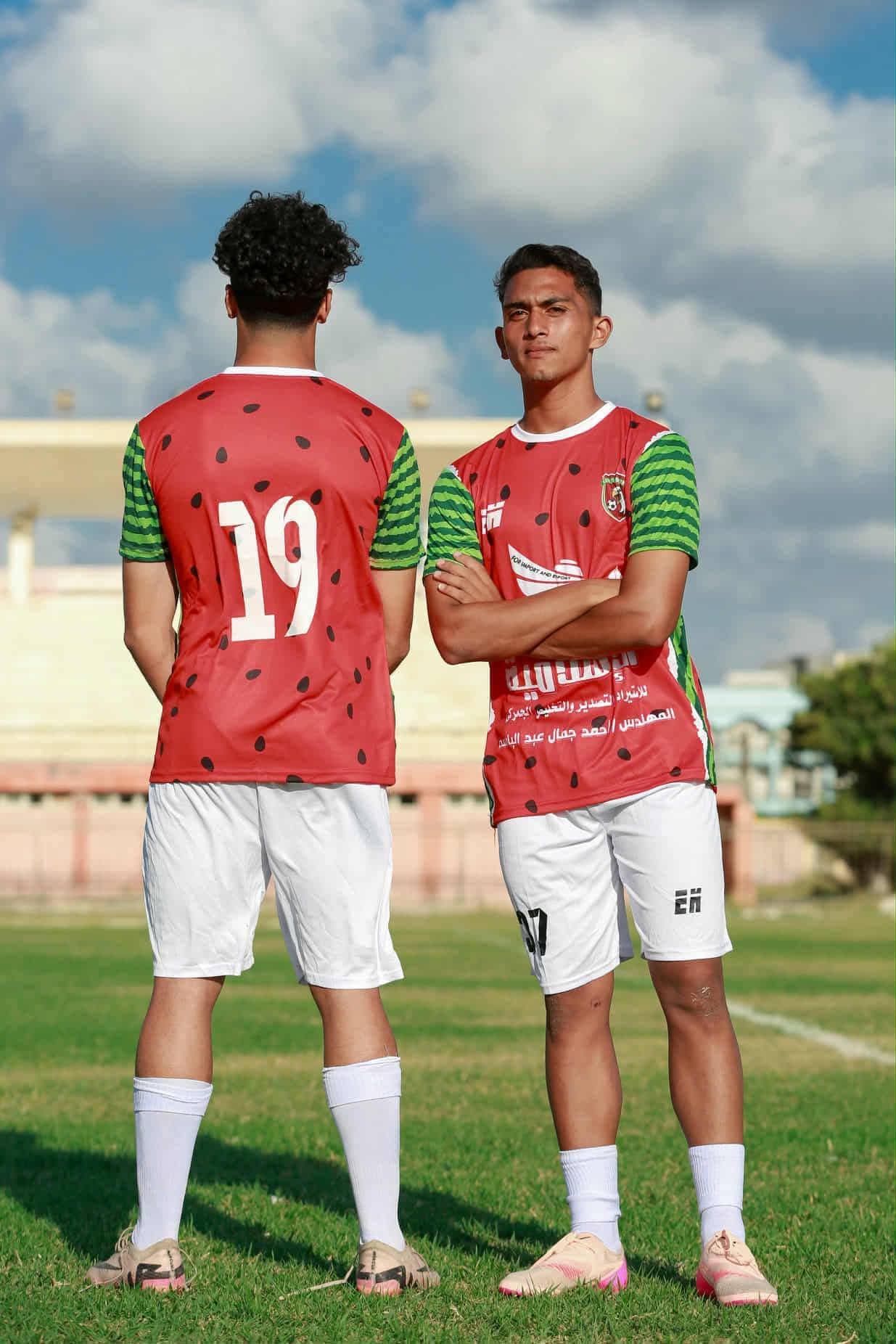 جلسة تصوير الزى الرسمي لنادى كفر البطيخ بدمياط