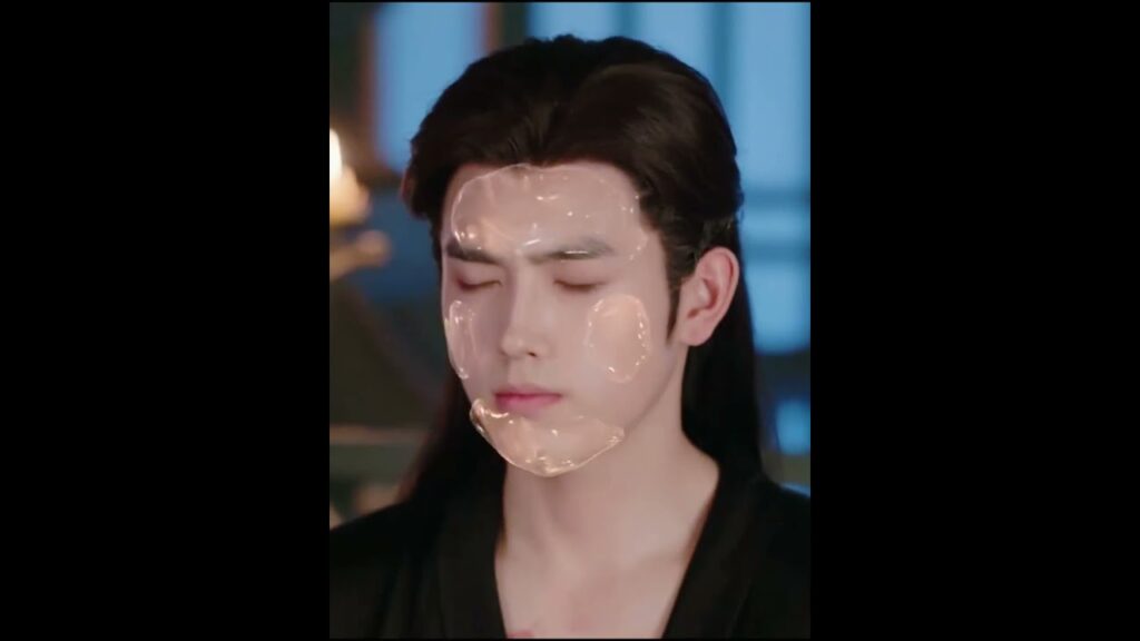 الزوج المثالي الذي يضع قناع للوجه معك💕 #chenfeiyu #arthurchen #wangyinglu #عندما_يجلب_القدر_الشيطان