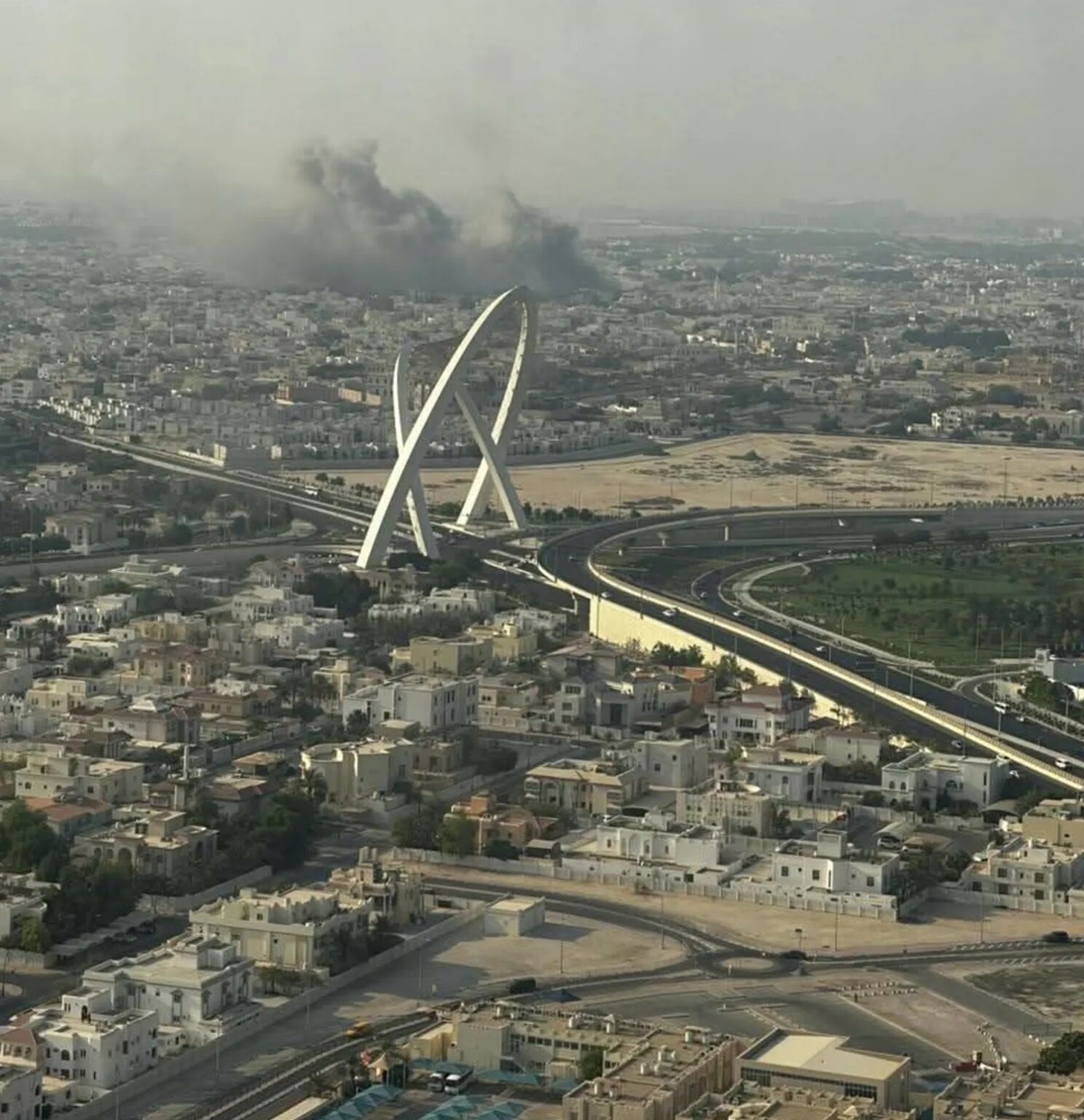 دوي انفجارات في الدوحة استهدفت وفد حماس التفاوضي