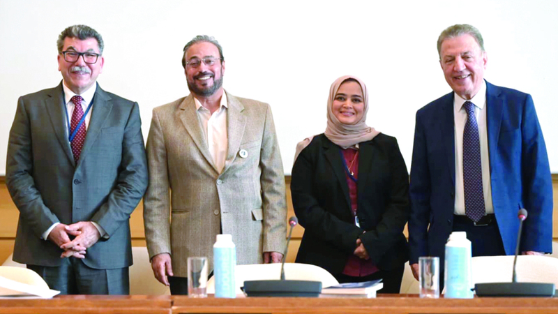 شوقي بزيع وسوسن دهنيم وكريم معتوق وحسين درويش. من المصدر