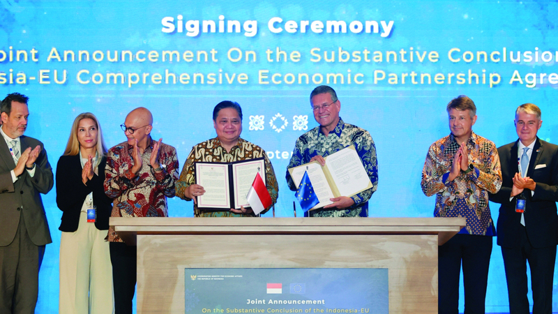 اتفاق للتبادل التجاري الحُر بين إندونيسيا والاتحاد الأوروبي