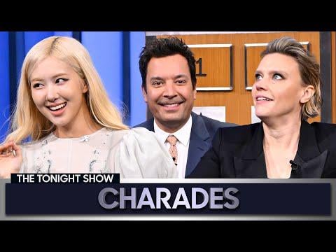 250924 Charades مع Kate McKinnon و Rosé | عرض الليلة من بطولة جيمي فالون