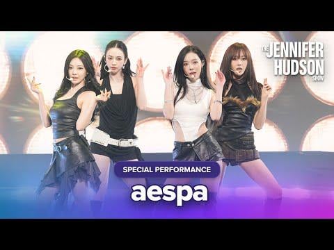 250925 AESPA - RICH MAN (English ver.) @ The Jennifer Hudson Show