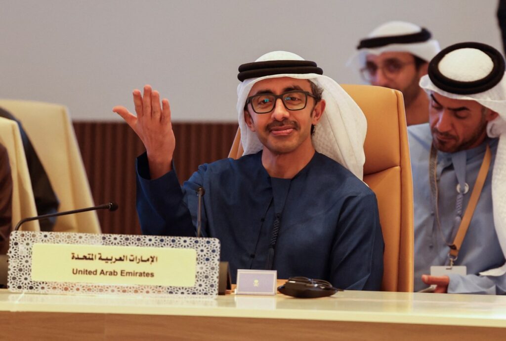 وزير خارجية الإمارات يحث على إنهاء الحرب في غزة خلال اجتماع مع نتنياهو