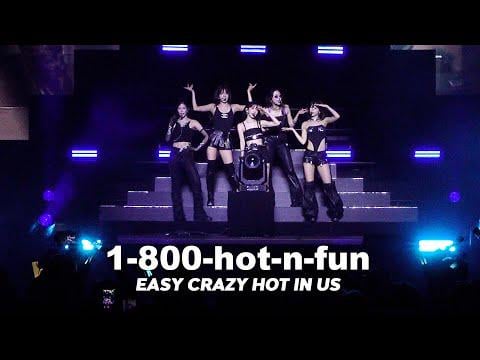 Le Sserafim-1-800-Hot-N-Fun (CAM) @ 2025 LE SSERAFIM TOUR: سهل مجنون فينا