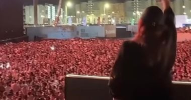 سر ظهور أنغام فى حفل كايروكى بالعلمين