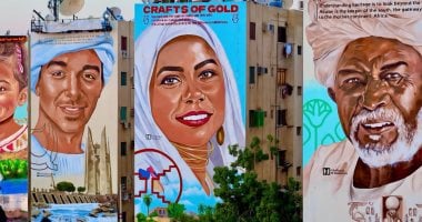 إنهاء مشروع "أرض من ذهب" على عمارات أسوان استعدادا للافتتاح الرسمى.. صور