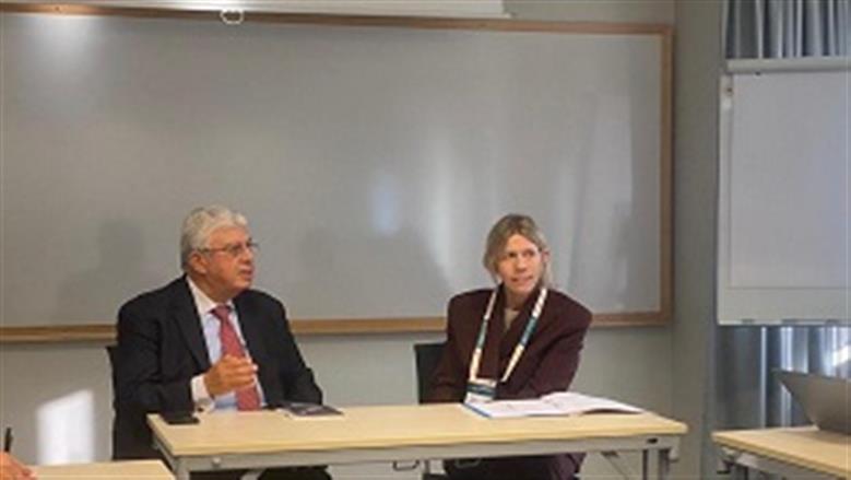 وزير التعليم العالي يبحث التعاون الأكاديمي والبحثي مع نظيرته السويدية