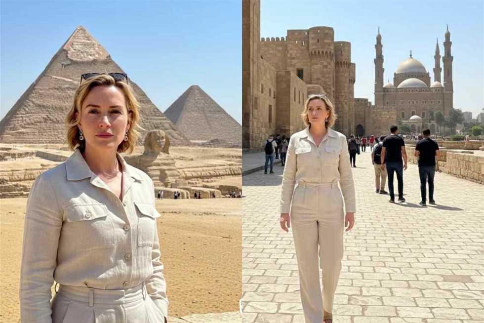 بصورها أمام الأهرامات ونهر النيل.. هل زارت النجمة العالمية كيت وينسلت مصر؟