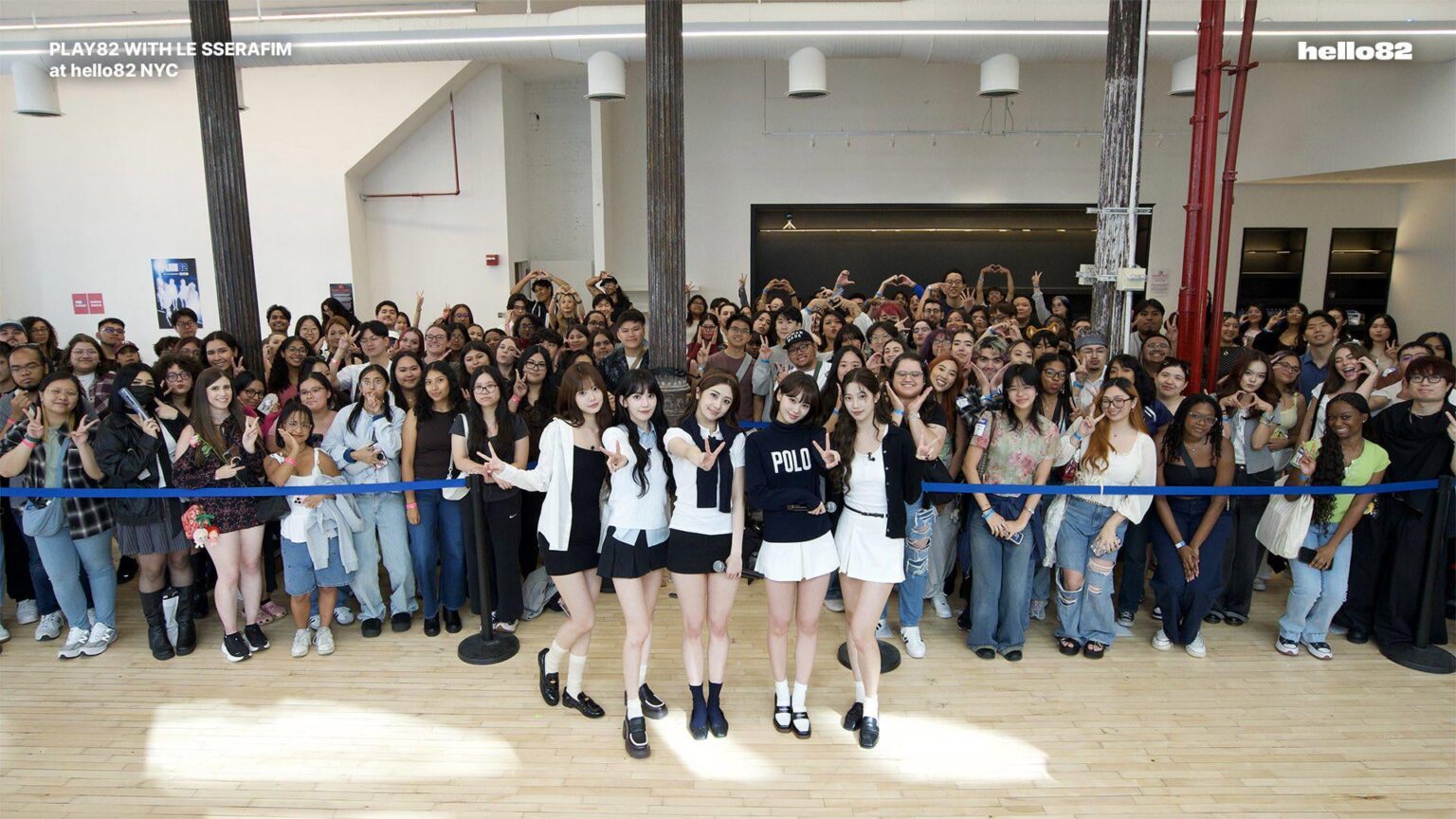 250902 Hello82 NYC Twitter Update مع Le Sserafim (2)