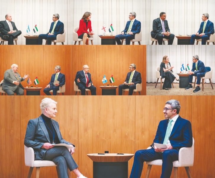 عبدالله بن زايد يلتقي عدداً من وزراء الخارجية وكبار المسؤولين المشاركين في الجمعية العامة للأمم المتحدة عبدالله بن زايد يلتقي عدداً من وزراء الخارجية وكبار المسؤولين المشاركين في الجمعية العامة للأمم المتحدة