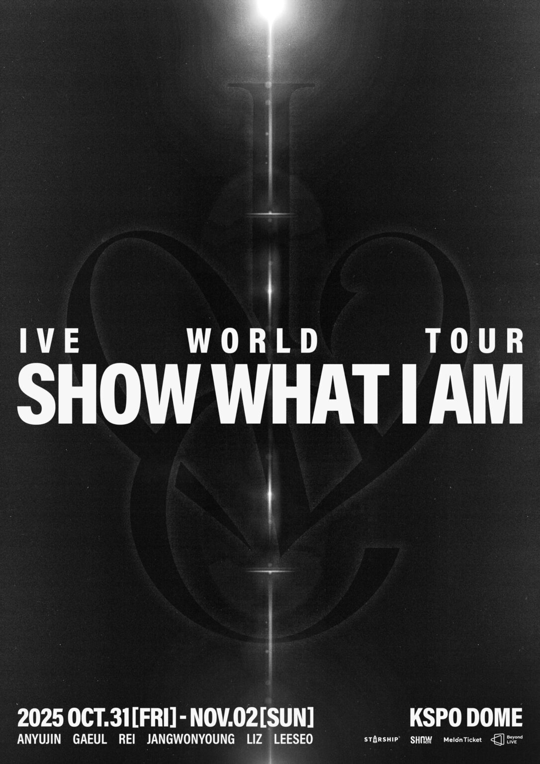 Ive - The 2nd World Tour: أظهر ما أنا في Kspo Dome (ملصق إعلان)