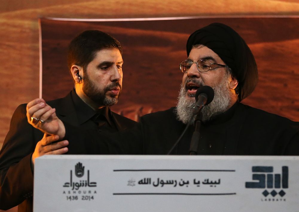 أبو علي خليل الى جانب حسن نصر الله 