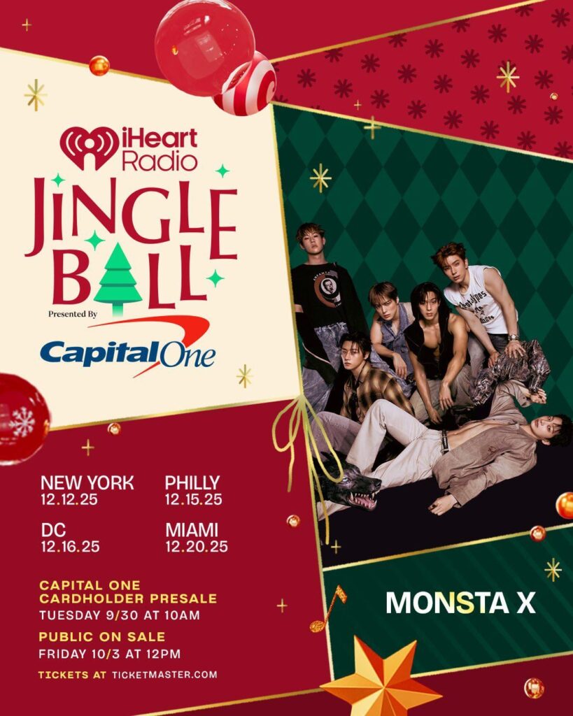Monsta X لأداء في 2025 IHEARTRADIO JINGLE BALL TOUR