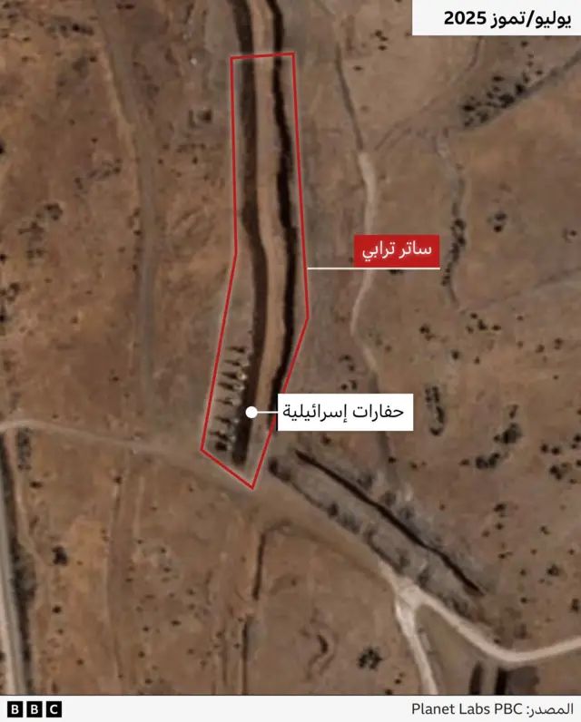 حفارات وآليات ثقيلة في الموقع