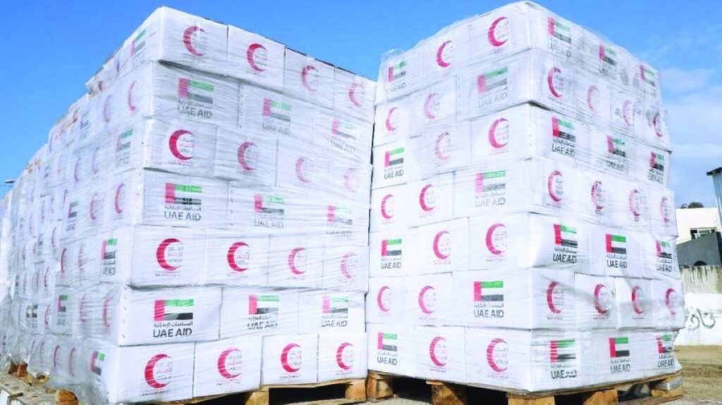«الفارس الشهم 3» توزع طروداً غذائية على 12 مخيماً للنازحين في غزة Al Bayan