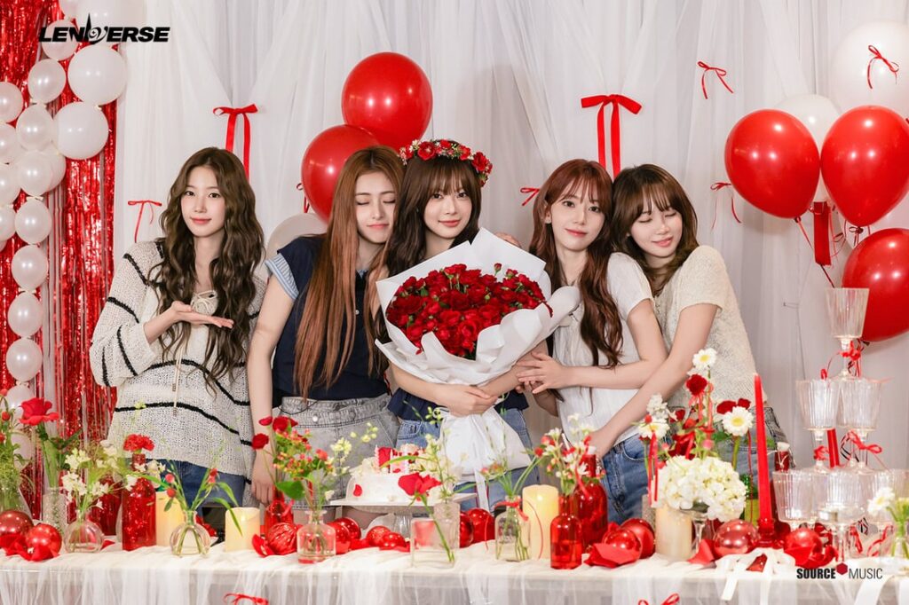 250909 Le Sserafim - Leniverse 'Eunchae ، تهانينا على تحول 20 (مع البولينج) "(رسم صور)