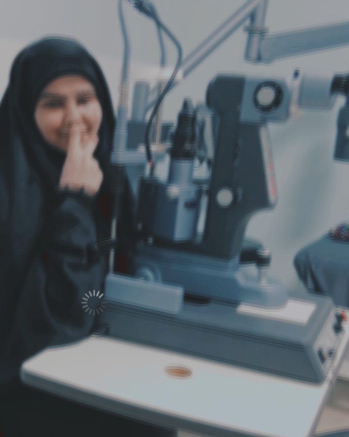 زينب خلال رحلة علاجها 