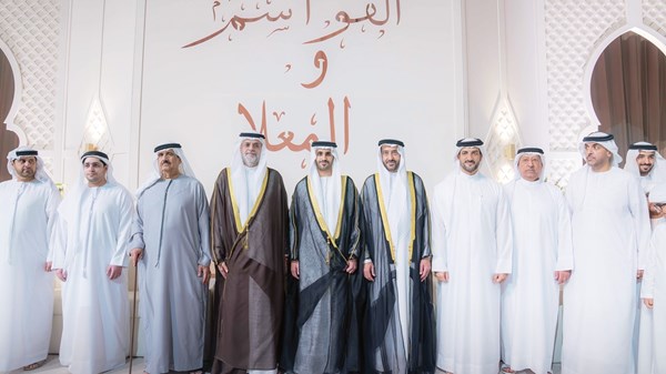 ولي عهد الشارقة يشهد حفل زفاف محمد بن صقر القاسمي