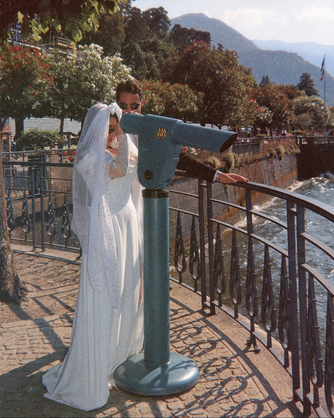 فستان زفاف هيفاء وهبي بأسلوب ايطالي (انستغرام)