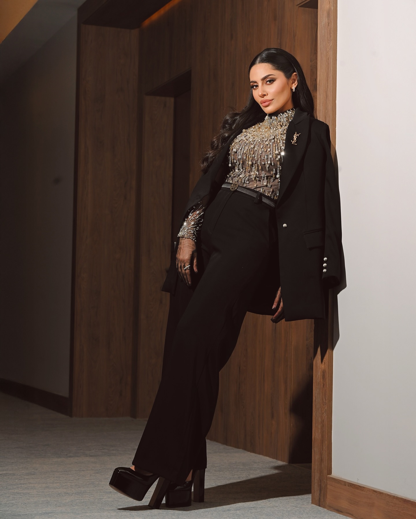 إلهام علي بتصميم بيتر عبد الكريم (إنستغرام)