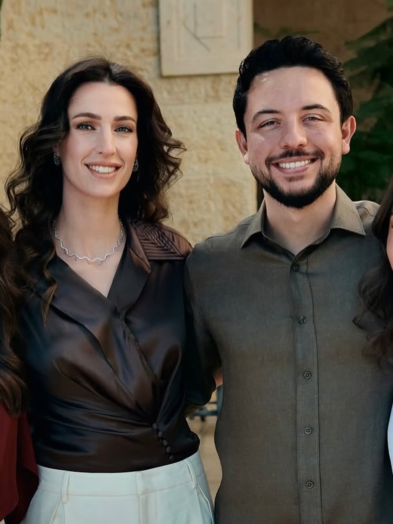 ولي عهد المملكة الأردنيّة الهاشميّة الحسين بن عبد الله الثاني والأميرة رجوة (إنستغرام)