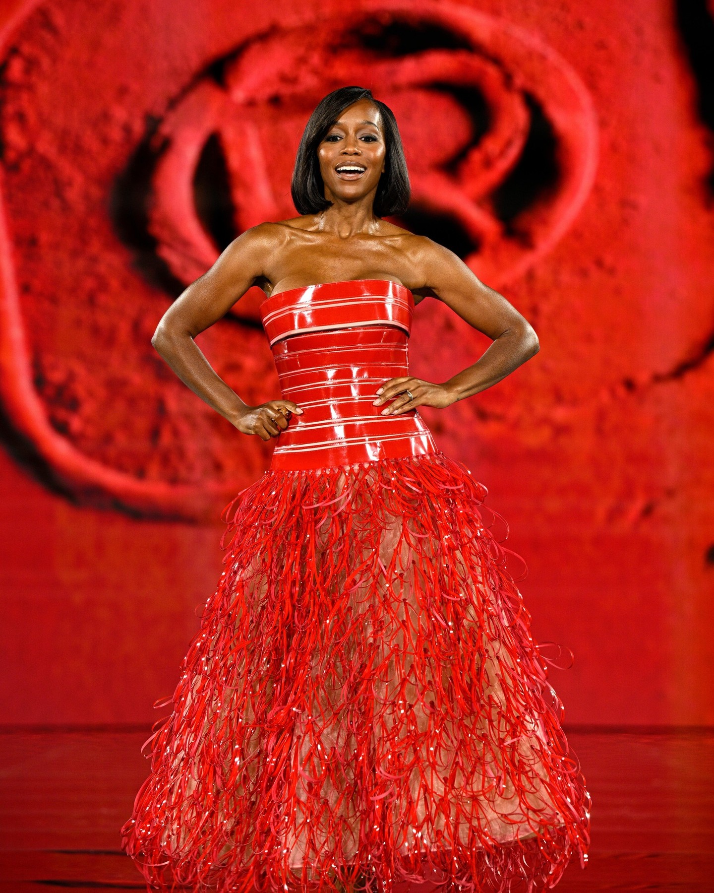 آجا نعومي كينغ  بتصميم جورج شقرا (إنستغرام)