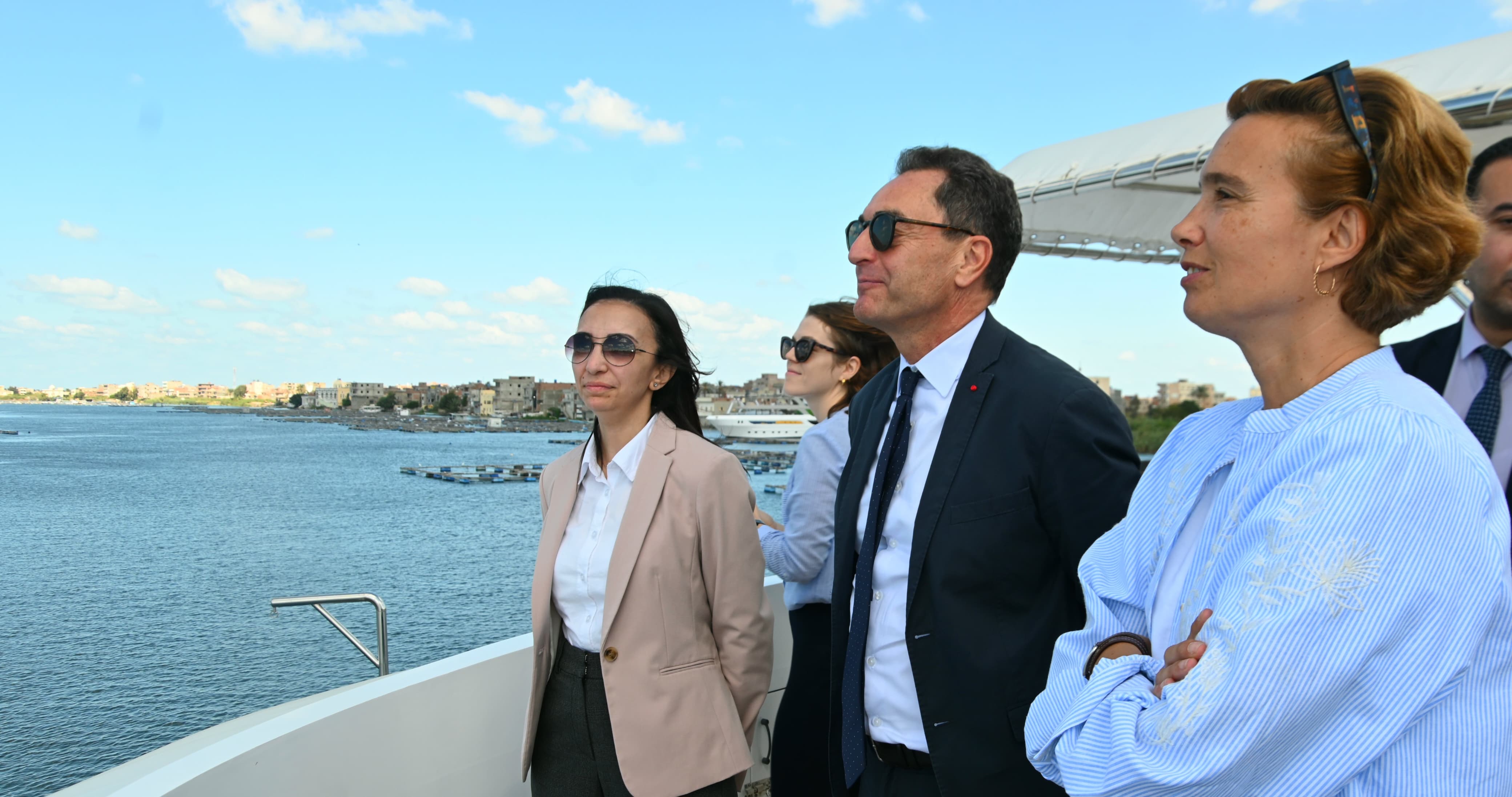 لسفير الفرنسى  يتفقد الأماكن الآثرية برشيد