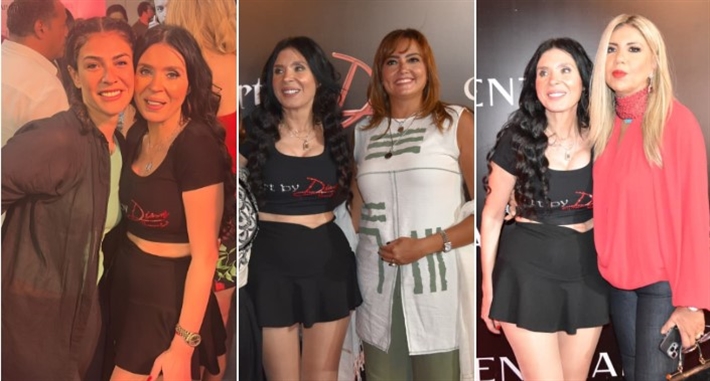إلهام شاهين وبسمة وبوسي شلبي من بينهم وظهور نادر لابنها … النجوم يحتفلون مع دينا بافتتاح مدرسة الرقص | ألبوم دينا تفتتح مدرسة للرقص