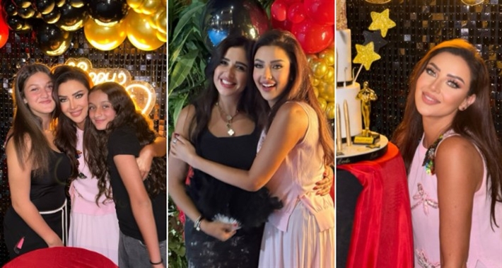 17 صورة من عيد ميلاد رضوى الشربيني الـ44… ياسمين عبد العزيز ضمن الحضور | ألبوم عيد ميلاد رضوى الشربيني