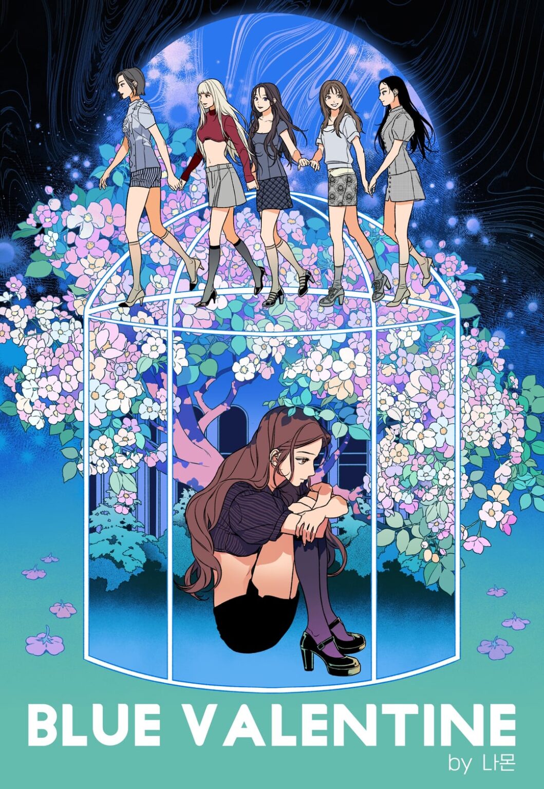 NMIXX - 1st Full Album: Blue Valentine (WebToon Episodes Cover Cover Teasers)