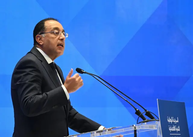 رئيس الوزراء المصري مصطفى مدبولي خلال فعاليات إطلاق السردية الوطنية للاقتصاد
