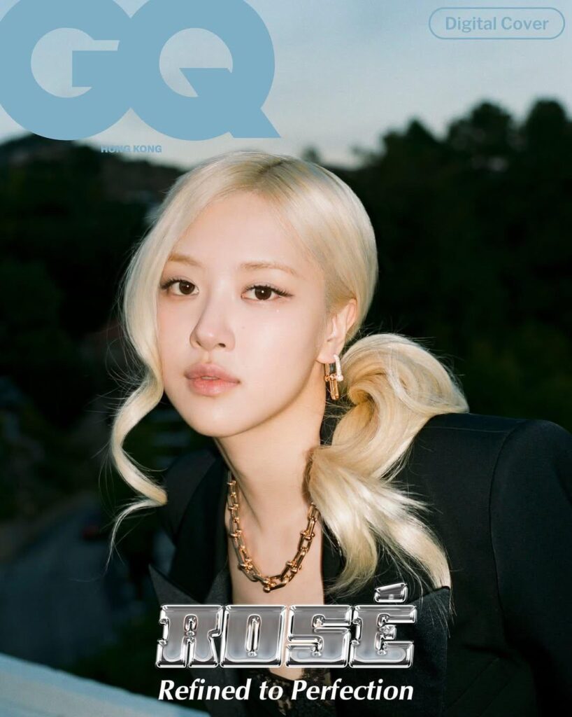 250913 Rosé for GQ Hong Kong the exedural action 2025 cover digital cover