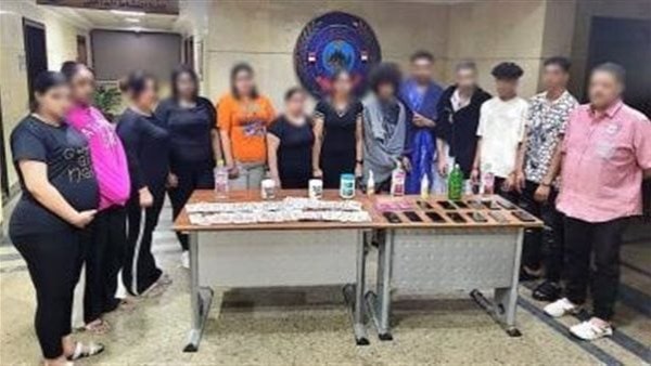 6رجال و7 سيدات.. سقوط شبكة لممارسة الرذيلة داخل نادي صحي بالنزهة