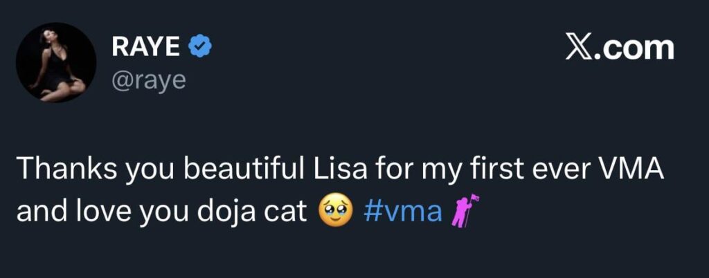 250910 Raye X Update W/ Lissa & Doja Cat